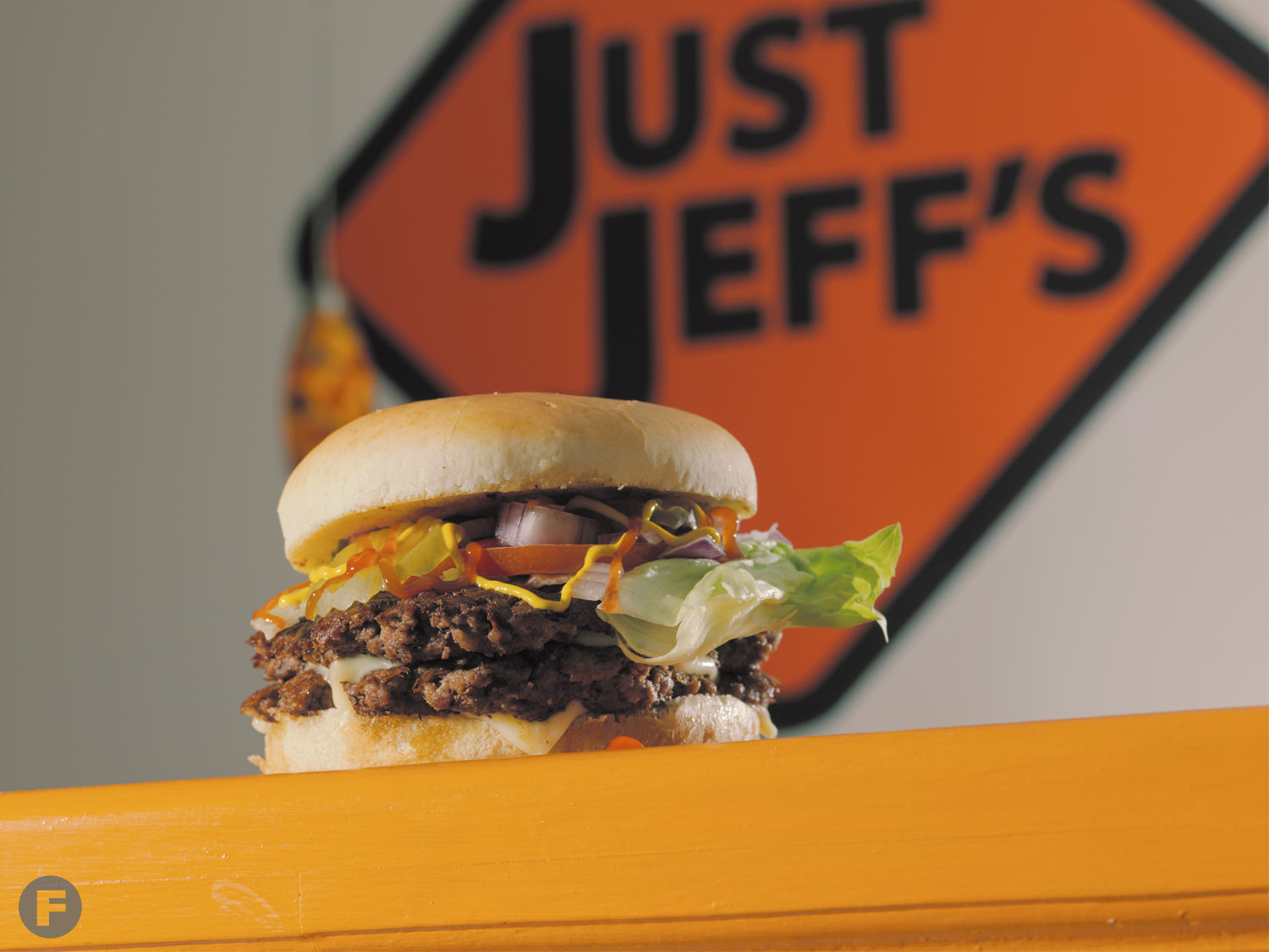 Double Cheeseburger at Just Jeff's